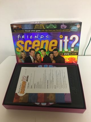 Friends Scene It? Dvd Board Game 2005 100 Complete Euc