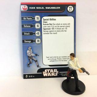 Star Wars Knights Of The Old Republic 30/60 Han Solo,  Smuggler (r)