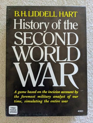 Task Force Wargame History Of The Second World War,  Unpunched,  Very Good Cond.