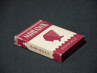 Vintage Mohawk Pinochle Playing Cards N.  Y.  Consolidated Card Co 48 Cards