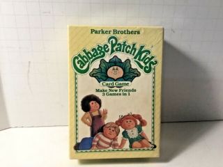 Vintage Parker Brother Cabbage Patch Kids Card Game 1984 Complete