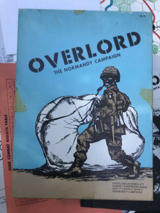 Conflict Games 104 Overlord The Normandy Campaign 1973 Blue Box