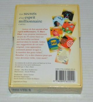 T HARV EKER Secrets d ' un Esprit Millionnaire French Cards (Secret cards) 3