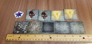 Dnd D&d Pathfinder Rpg Tiles 2 " X2 " Dungeon Traps And Accessories X9