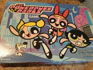 Powerpuff Girls Board Game Saving The World Before Bedtime Cartoon Network