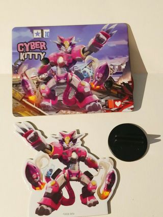King Of Tokyo Cyber Kitty Monster And Board Game Replacement Part Iello