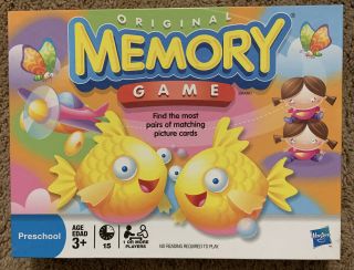 Memory Game 2007 Milton Bradley/mb Game Is Complete.