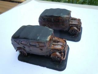 Battlefront Flames Of War: German Two Vehicles Painted