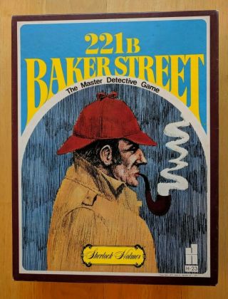 Hansen 221 B Baker Street (1977,  H - 23,  2 - 6 Players,  Made In Usa) Complete