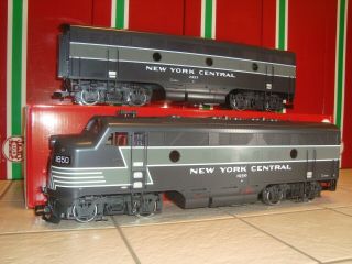 Lgb 21570 21582 York Central F7 A&b Diesel Loco Set With Sound Ln In Boxes