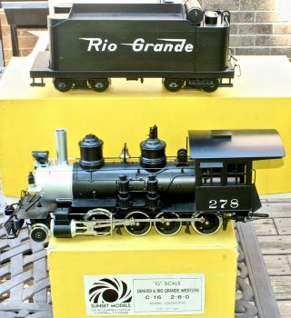 G Scale Brass D&rgw C - 16 2 - 8 - 0,  Sunset Models