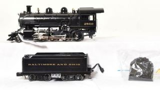 3rd Rail Baltimore And Ohio O Gauge Brass 2 - 8 - 0 Steam Engine And Tender