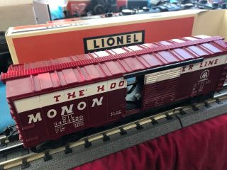 Scarce Postwar Lionel 3494 - 550 Monon Operating Boxcar