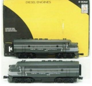 ✅k - Line By Lionel Tmcc York Central F - 3 Aa Diesel Engine Set Nyc O Scale