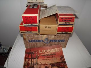 Lionel 1591 " U.  S.  Marine Corps Military Freight Set W/original Boxes & Set Box