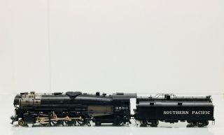 SUNSET 3rd Rail Brass SP 2 - 8 - 4 Steam Locomotive 3500 w/Tender O - Scale 2 - Rail 2