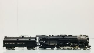 SUNSET 3rd Rail Brass SP 2 - 8 - 4 Steam Locomotive 3500 w/Tender O - Scale 2 - Rail 3