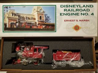 Hlw Ernest S.  Marsh Disneyland Railroad Engine No.  4 Lgb Disney