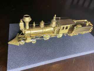 On3 Brass Precision Scale Co Baldwin 4 - 4 - 0 Steam Locomotive & Tender