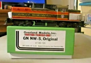 Ho Scale Brass Overland Models Great Northern Nw - 5 Never Run