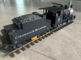 Lgb Colorado & Southern Steam Locomotive 2 - 6 - 0 Mogul 8 With Sound Tinder (1992)