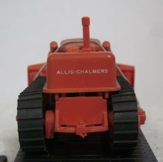 Lionel 6816: BLACK Flatcar with Allis Chalmers Tractor Bulldozer 3