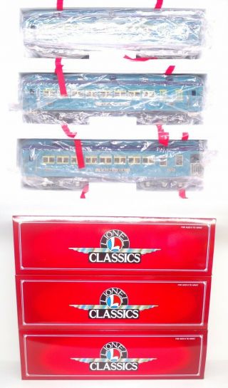 Lionel Classics Standard Gauge Tinplate Blue Comet 3 Car Passenger Set 6 - 13408
