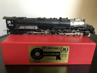 Ho Brass Model Train Key Imports Cs 101 Union Pacific 4 - 8 - 8 - 4 Bigboy Early 4014
