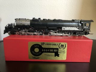 HO Brass Model Train Key Imports CS 101 Union Pacific 4 - 8 - 8 - 4 BigBoy Early 4014 3