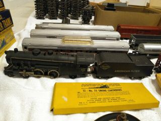 Massive Vintage Early 1950s American Flyer Train Set With Engine 300 Atlantic 2