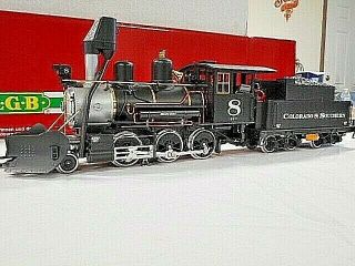 Lgb 23192 Colorado & Southern Steam Locomotive 2 - 6 - 0 Mogul 8 With Sound C - 8