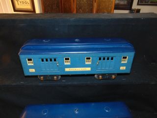 Set of 3 Lionel Prewar BOXED 300 Series Two - Tone Blue Cars 2