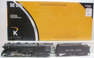K - Line K3270 - 5344w Nyc J1e Hudson Steam Locomotive Ln/box