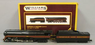 Williams 5601 Brass Norfolk & Western 4 - 8 - 4 J Class Steam Engine And Tender/box