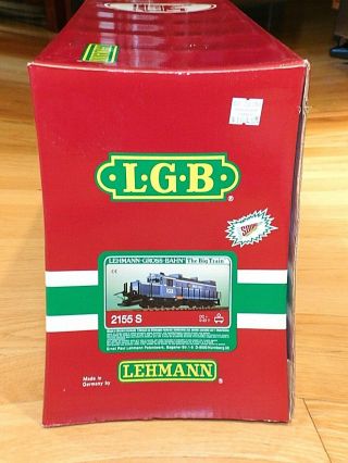 LGB Lehmann G Scale 2155 S White Pass Yukon Diesel Train Locomotive Box 2