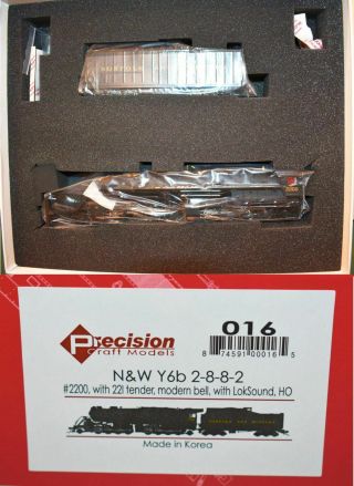 N&w 2200 2 - 8 - 8 - 2 Articulated Dc/dcc & Loksound Precision Craft Ho 016 Jy31.  31