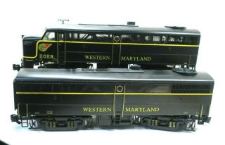 Aristocraft 22029 Alco Fa - 1 Western Maryland Wm Ab Diesel Locomotive Set - G