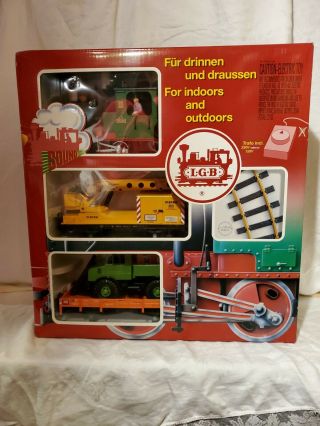 Lgb Train Set 72402 G Scale Starter Set In.  Made In Germany.
