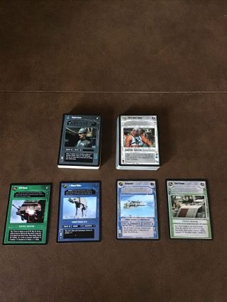 Star Wars Ccg Hoth Limited Bb Common/uncommon Set M/nm