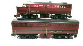 Aristocraft Lehigh Valley Alco Fa Fb Diesel Locomotive Set Rea 22007 Rea 22057