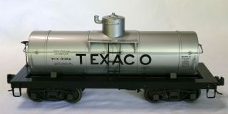 Extremely Rare Delton All Metal Texaco Tank Car G Scale