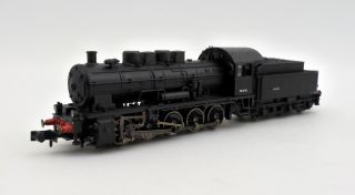 TRIX N SCALE 12751 SNCF BR 050 0 - 10 - 0 STEAM ENGINE AND TENDER B.  705 3