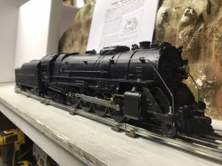 Lionel 736 (2 - 8 - 4) Berkshire Locomotive W/2046w Tender