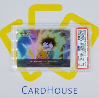 Psa 8 Nm - Pikachu I Choose You Foil Holo Topps Series 2 Pokemon 2000