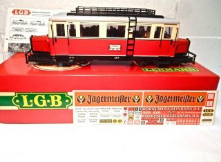 Lgb 2066 Hanover Wismur Railbus For G Scale Train Operation - Little Use - W Bx