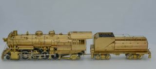 Northwest Short Line HO/Brass D.  &I.  R.  Railway 2 - 8 - 2 Locomotive w/ Tender,  Boxed 3