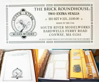 The Brick Roundhouse Two Extra Stalls South River Model Kit 225 Ho Jy24b1