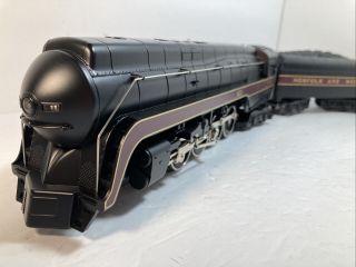 Rail King Norfolk & Western J Class Steam Engine,  No 611