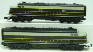 Mth 30 - 2489 - 1 O Baltimore & Ohio E - 3 Aa Diesel Locomotive Set W/ps2.  0 (set Of 2)