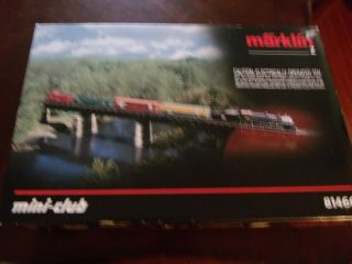 Marklin Z Scale 81466 Mini - Club American Steam Train Set Box Top Excellt